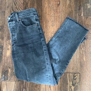 The Arlo High Rise Straight Denim Forum Jeans
